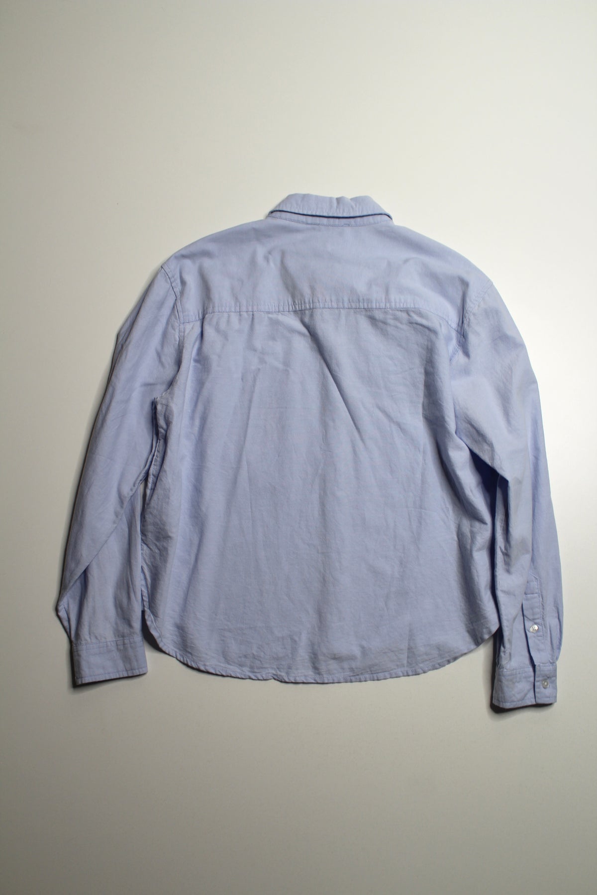 Beach Lunch Lounge blue button down cotton shirt, size medium