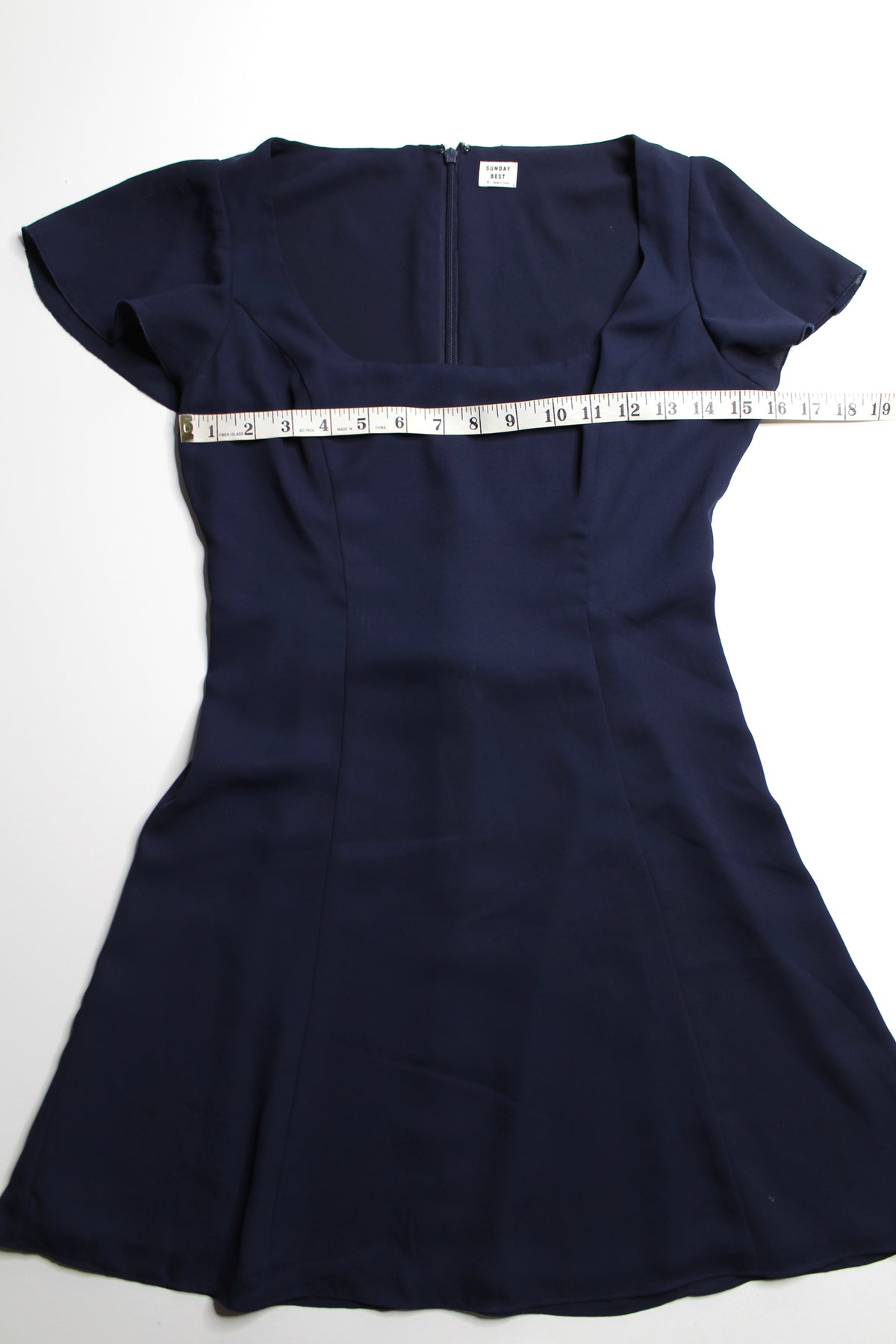 Aritzia Sunday Best navy dress, size small