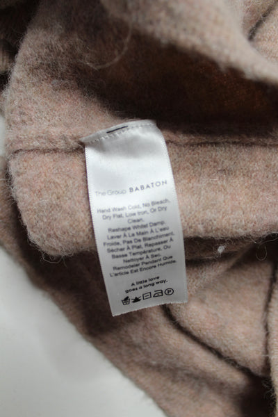 Aritzia Babaton The Group light pink fuzzy sweater, size 1 (size small, oversized fit) (price reduced: was $36)