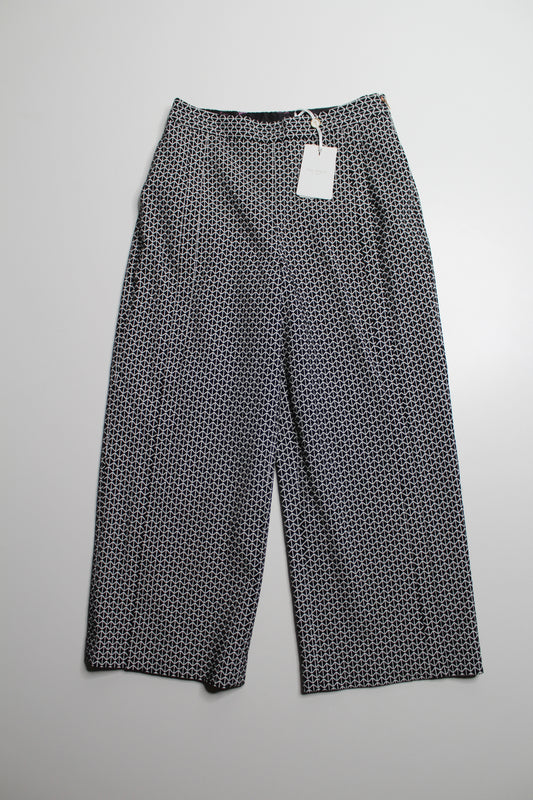Ted Baker jacquard crop wide leg pants, size 2 *New with tags