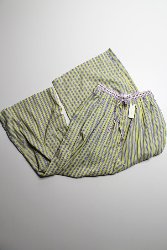 Anthropologie striped extra wide leg pajama/beach pant, size xs *new with tags