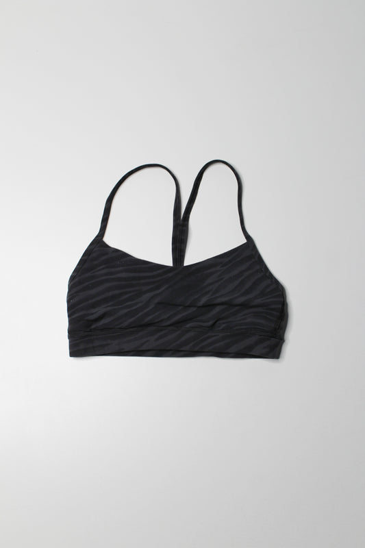 Lululemon tigre ‘flow y’ bra, size 4 *nulu