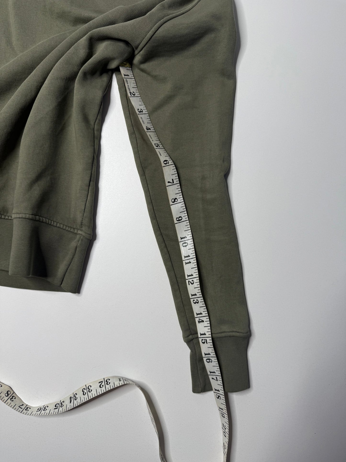 Colorful Standard olive crew neck sweatshirt, size xs (relaxed fit)