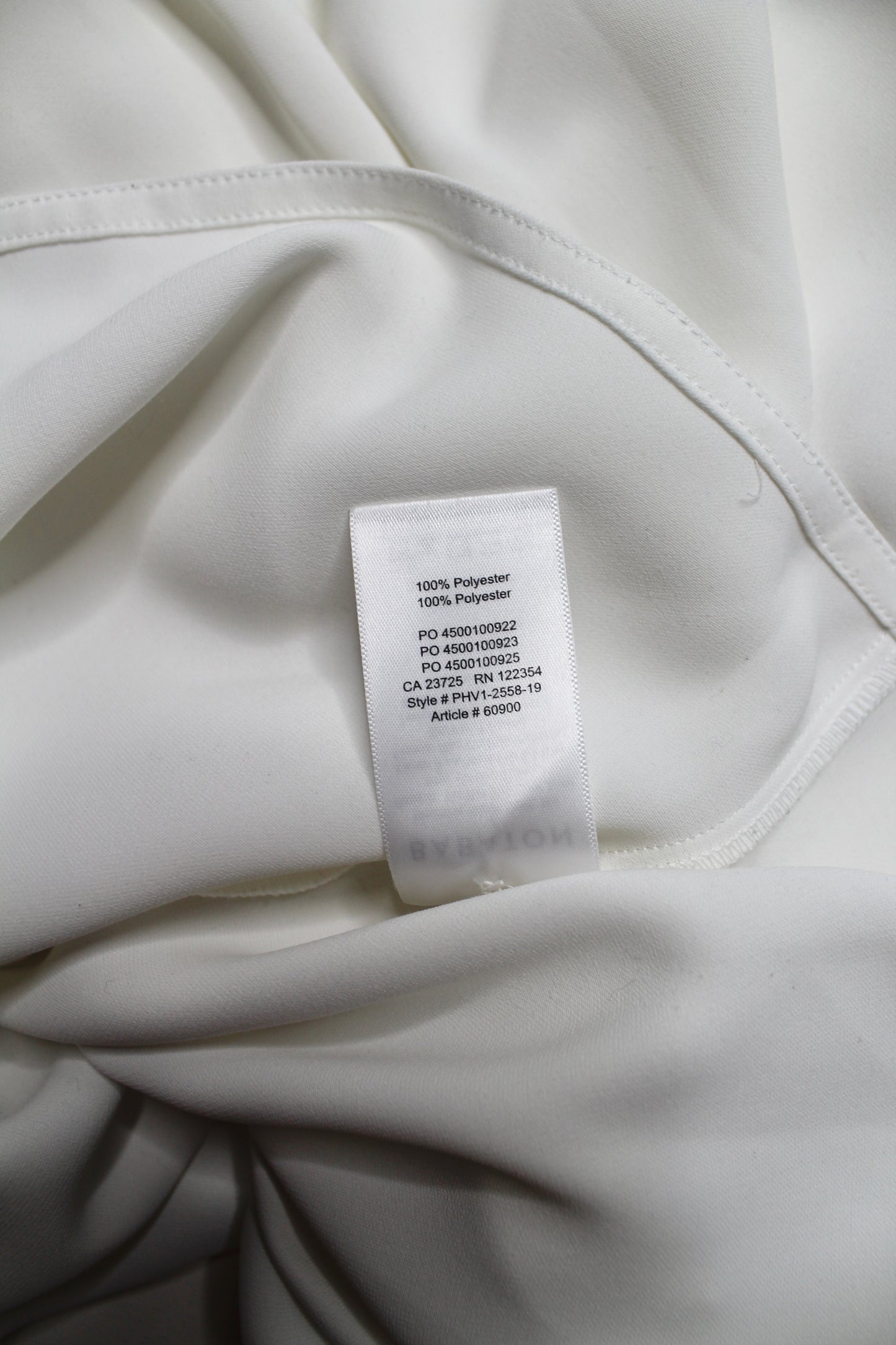 Aritzia Babaton white long sleeve ‘power’ blouse, size small
