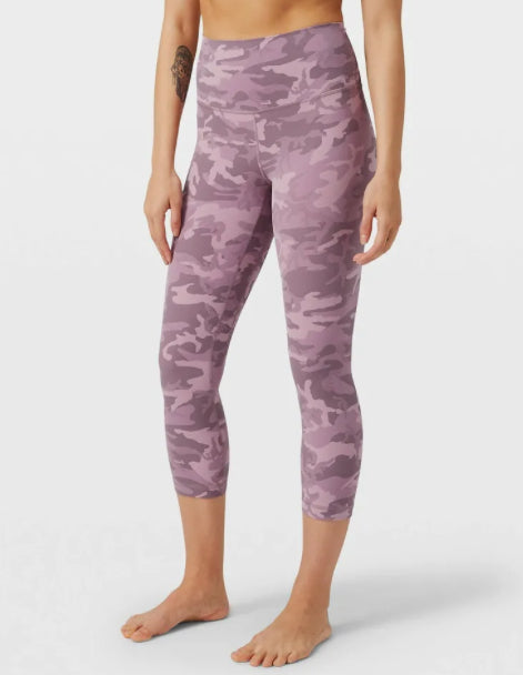 Lululemon incognito camo pink taupe multi align crop legging, size 6 (21”) (price reduced: was $48)