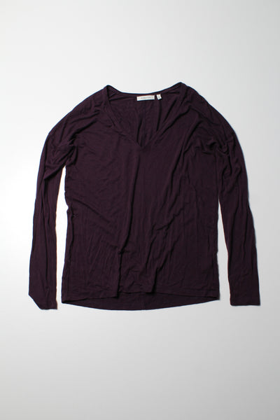 Aritzia Babaton dark plum long sleeve, size xs (loose fit)