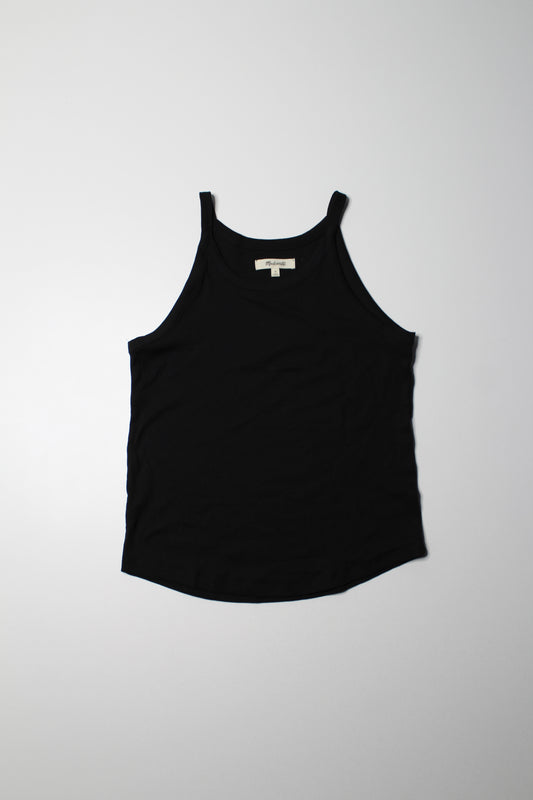 Madewell black tank, size medium