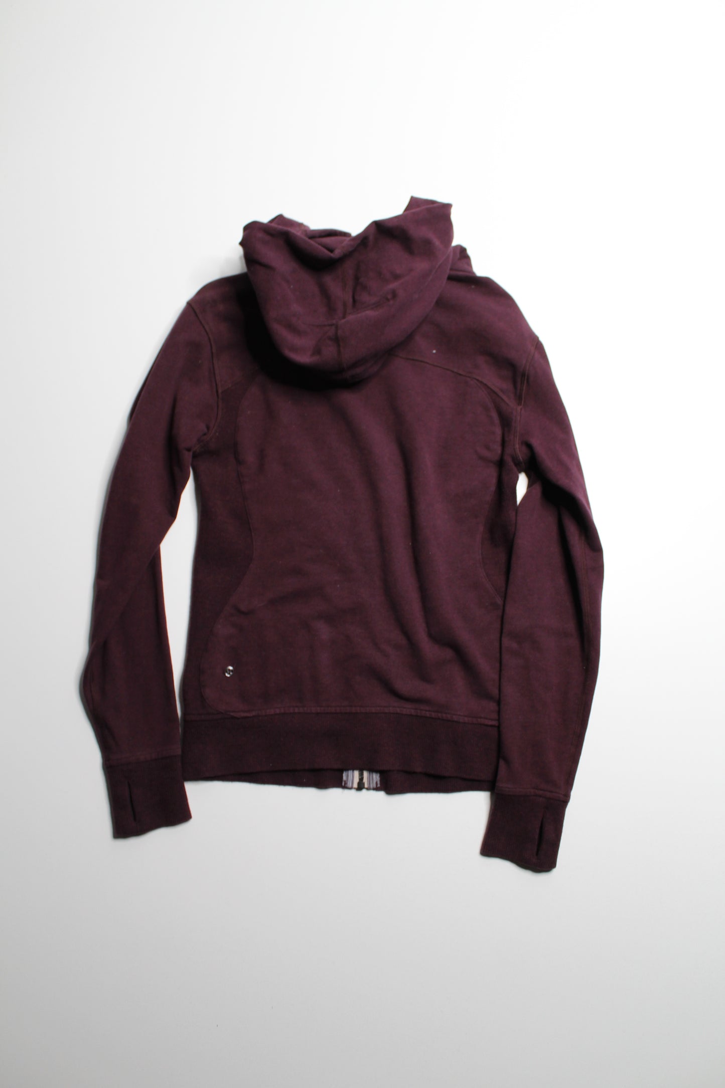 Lululemon plum terry cotton zip up hoodie, size 4
