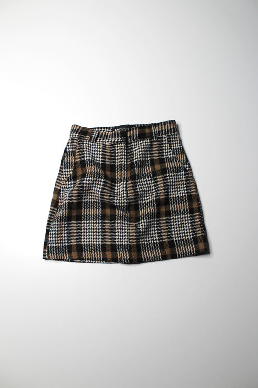 Anthropologie En Saison plaid mini skirt, size small (sale: 10% off)
