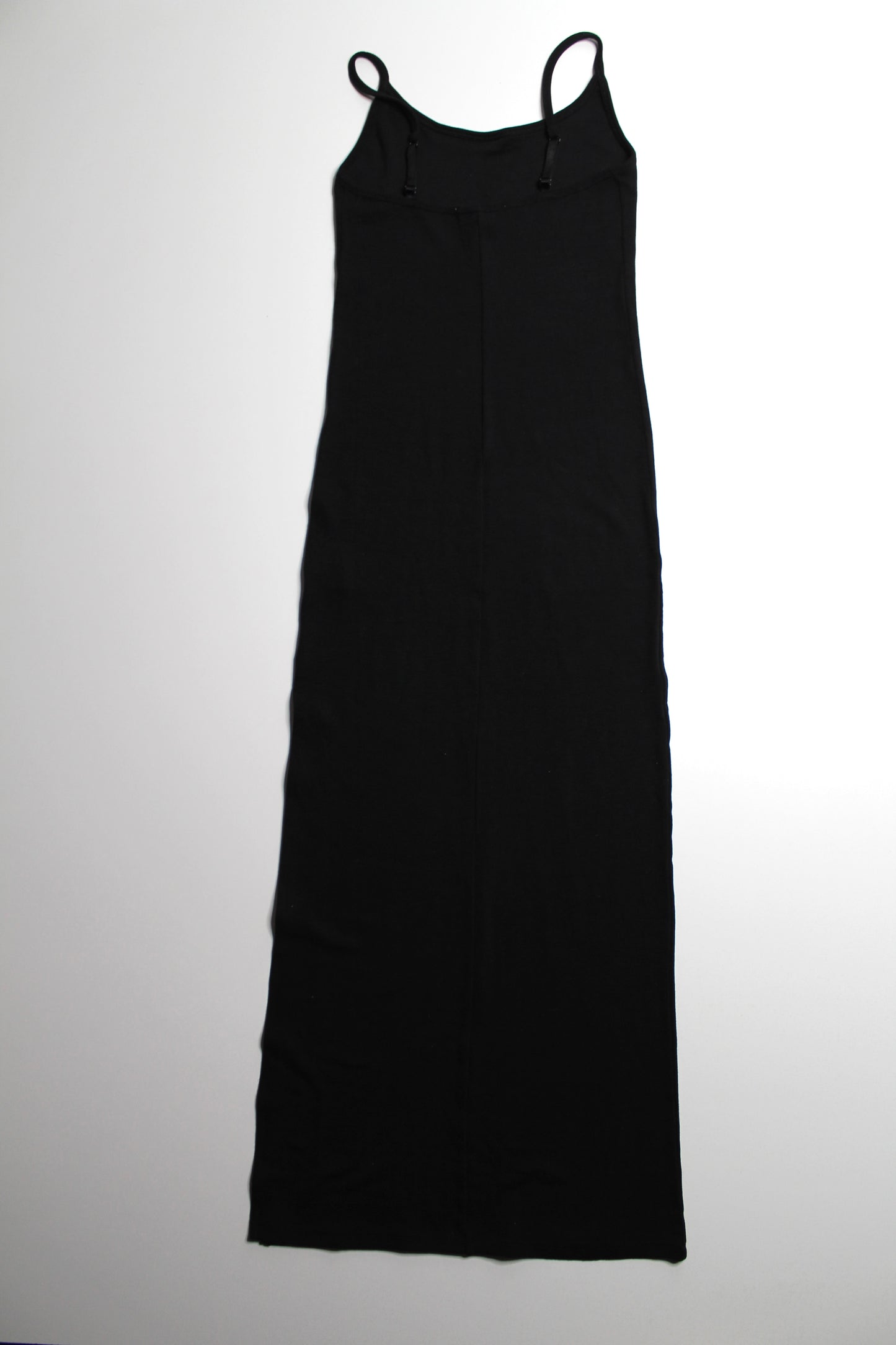 Organic Basics black ribbed tank maxi dress, size small (additional 50% off at checkout)