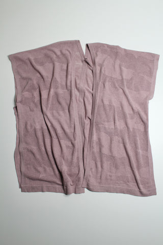 Lululemon heathered vintage mauve find your light wrap, one size (price reduced: was $45)