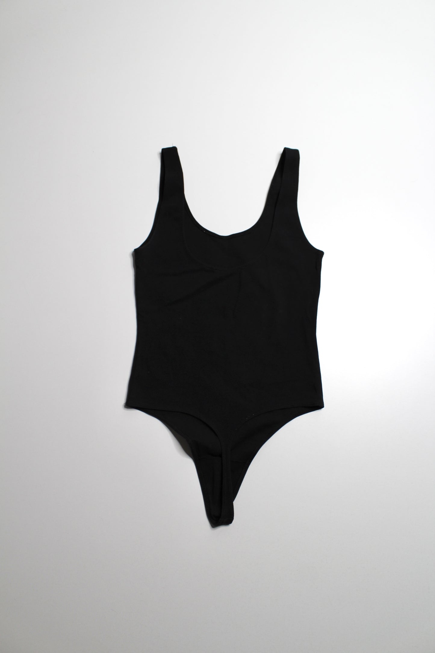Aritzia Wilfred Free black scoop neck bodysuit, size medium