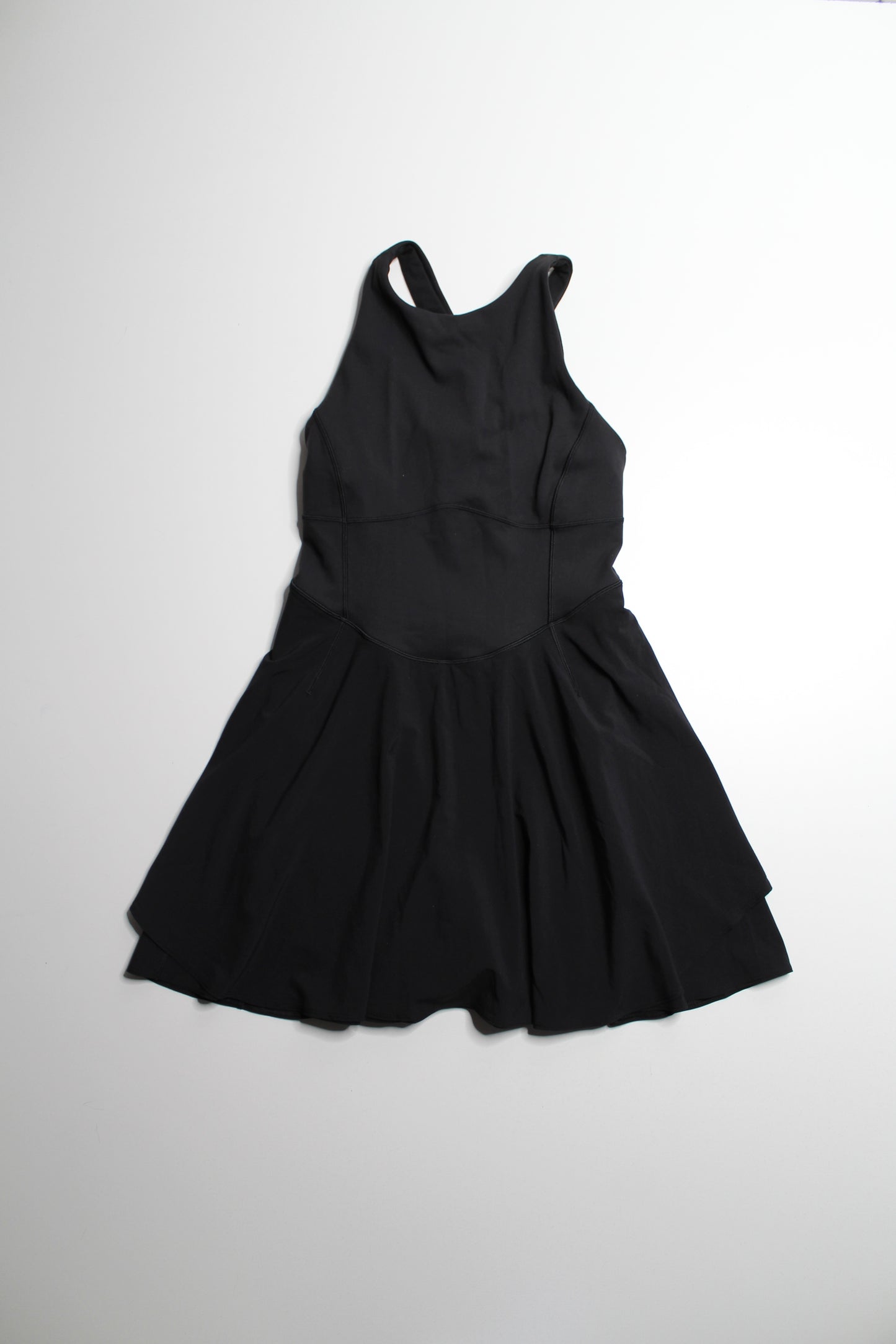 Lululemon black ‘court crush’ tennis dress, size 6