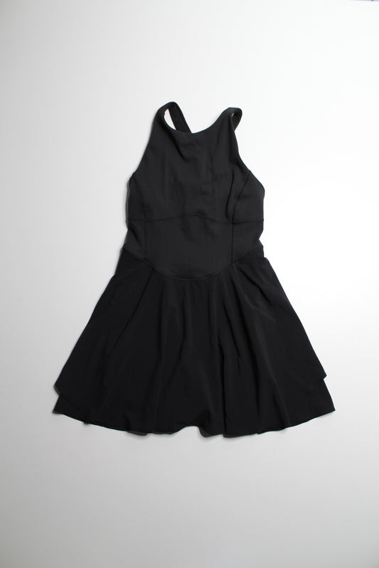 Lululemon black ‘court crush’ tennis dress, size 6