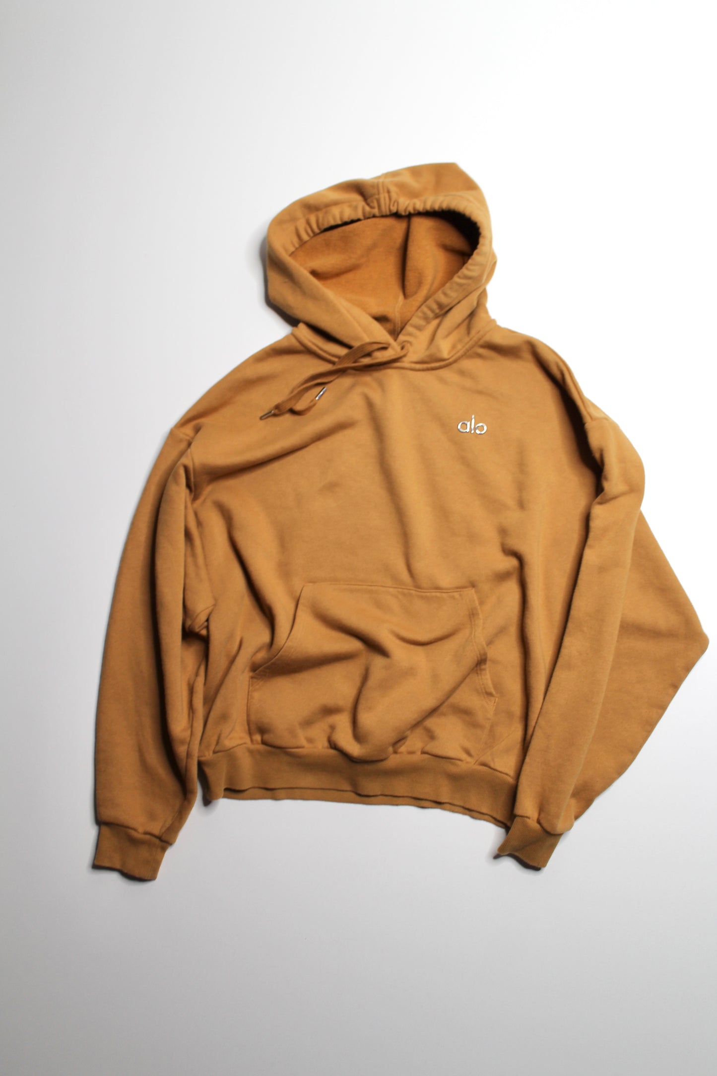 Alo Yoga dark mustard oversized hoodie, no size. Fits like medium (loose fit)
