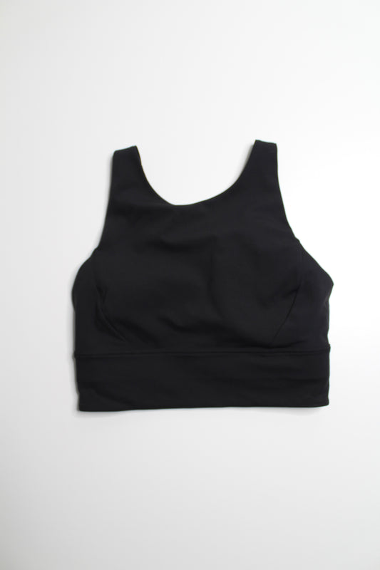 Lululemon Barry’s black stronger as one long line bra, size 6 *C/D cup