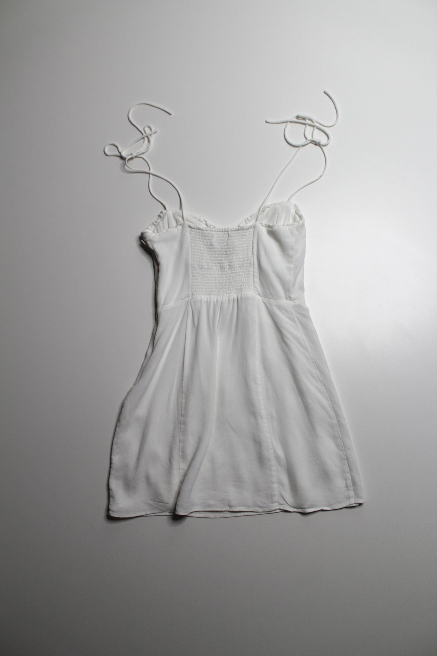 Aritzia Wilfred white 'fable' mini dress, size 4 (slim fit) (fits xs/small)