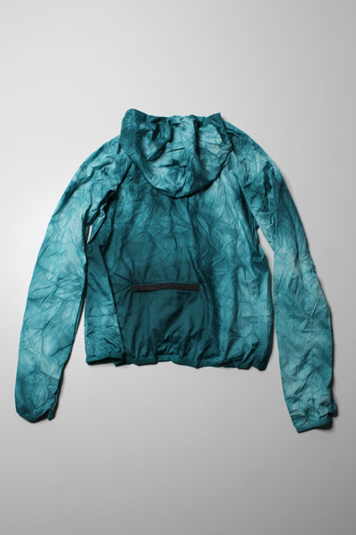 Adidas tie dye packable windbreaker, size small