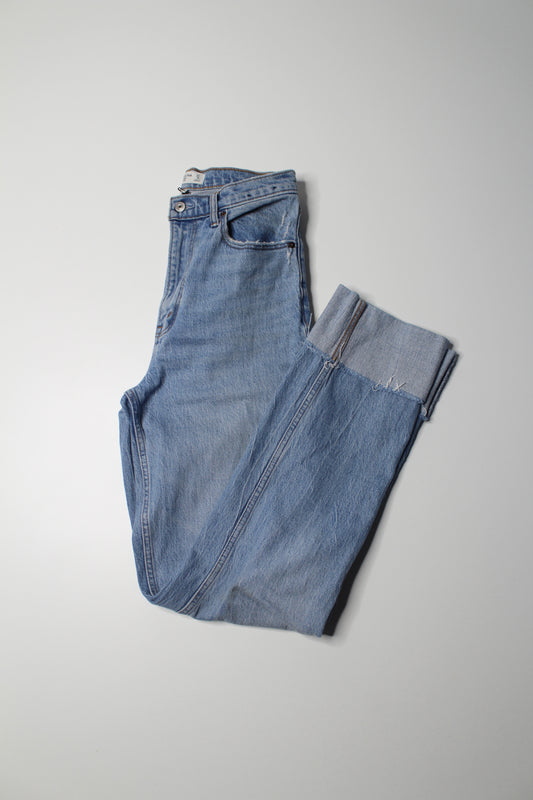 Abercrombie + Fitch '90s straight ultra high rise' jeans, size 27 (32") *curve love