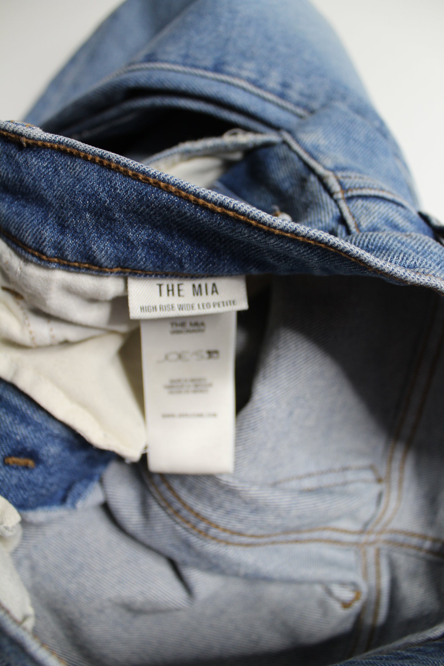 Joes high rise wide leg ‘the Mia’ jeans, size 27