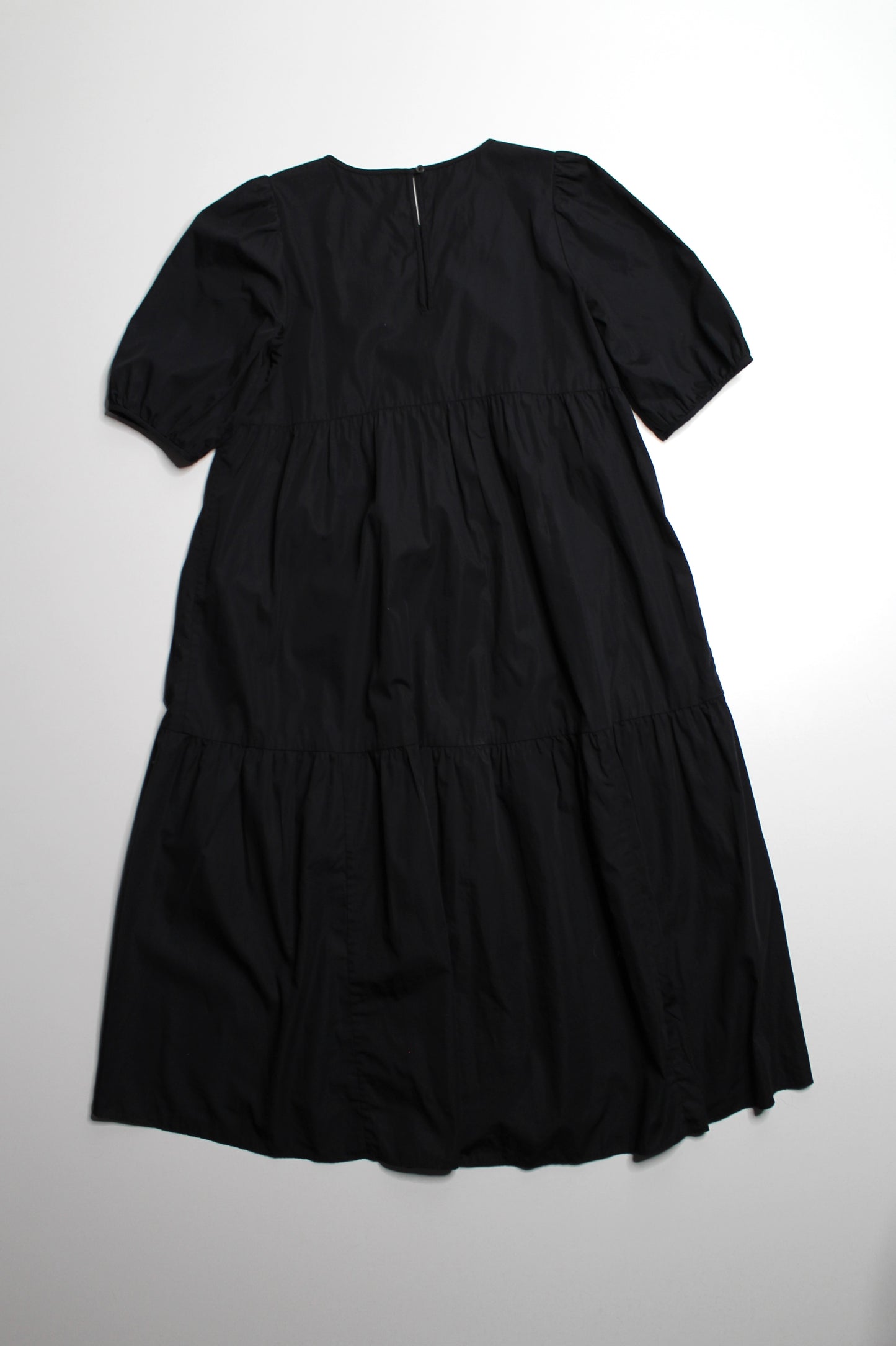 Aritzia Wilfred black poplin midi dress, size xs (oversized fit)