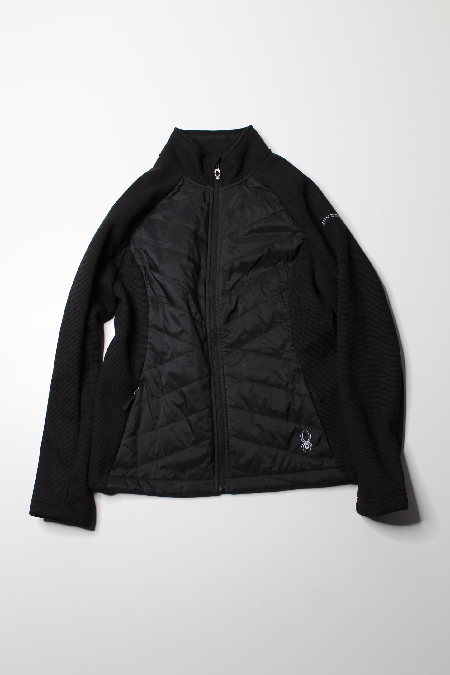 Spyder black ‘Nova’ full zip up track jacket, size medium