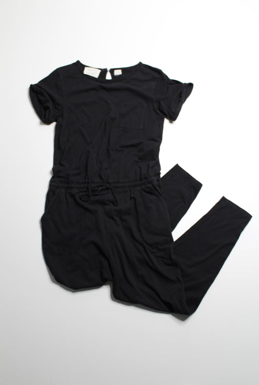 Nanavatee black cotton jumpsuit, size medium (price reduced: was $30)