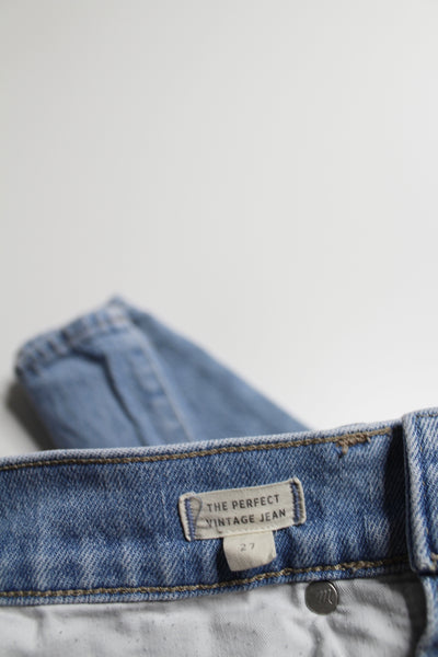 Madewell the perfect vintage jeans, size 27