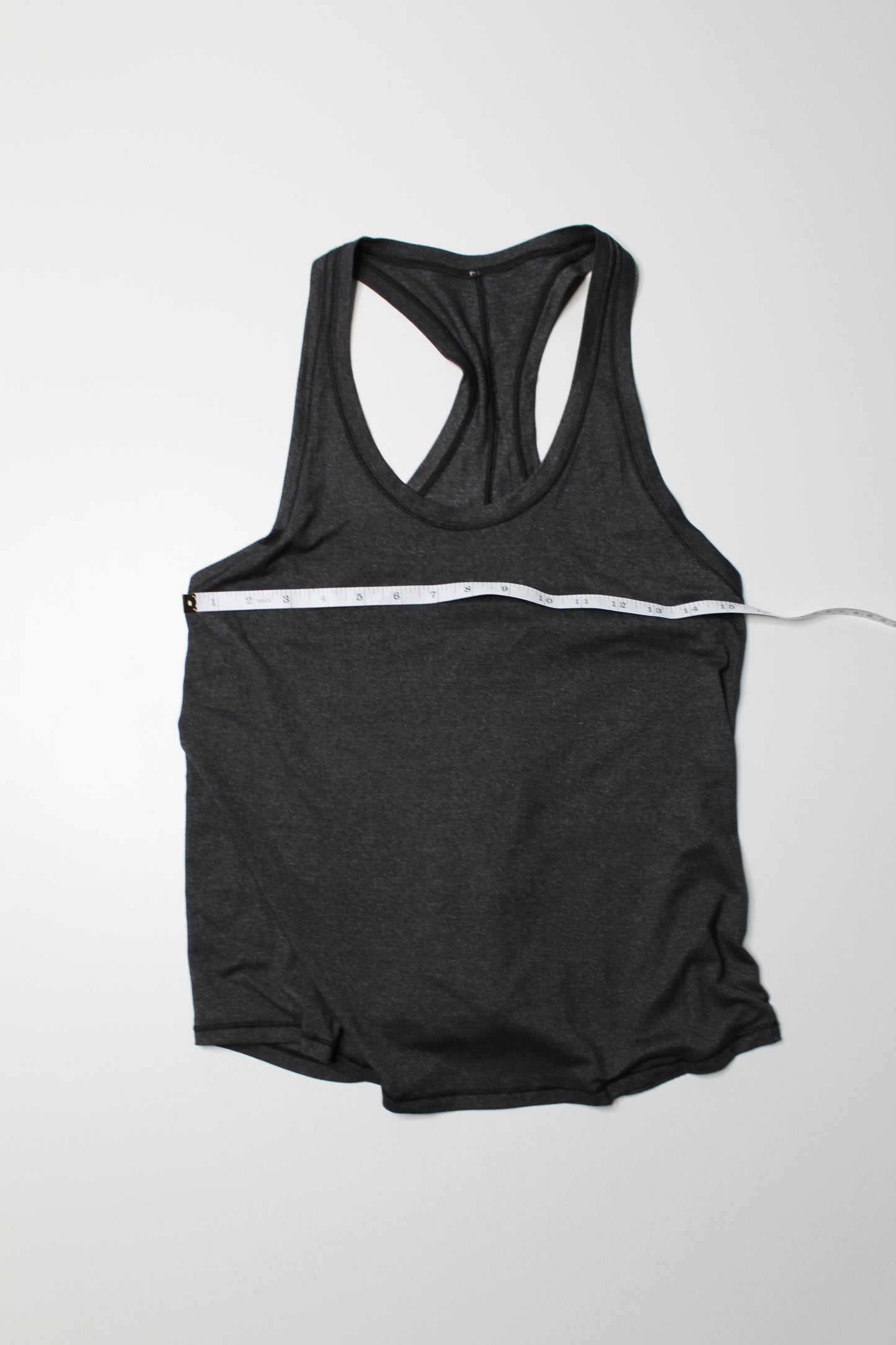 Lululemon grey lightweight tie back tank, no size, fits like 4 (loose fit) (sale: was $20)