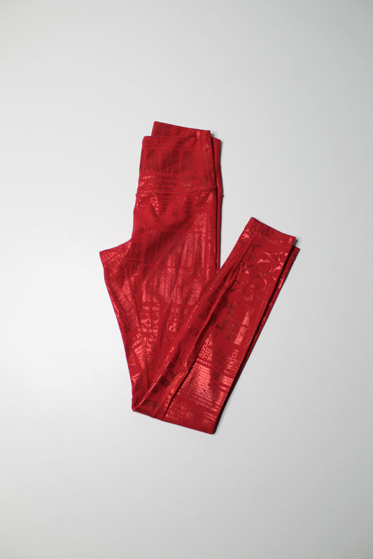 Lululemon ‘wunder under’ legging, size 4 *Full-On Luxtreme *2OYR Manifesto Foil (sale: was $48)