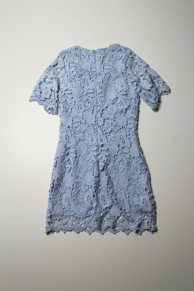 Loveriche baby blue lace shift dress, size small