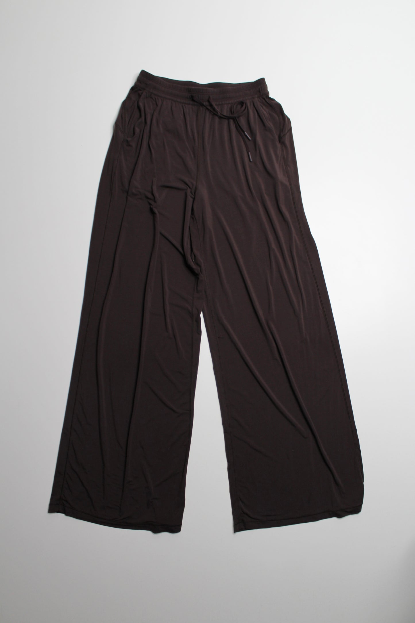 Lululemon espresso ‘modal high rise wide leg lounge’ pant, size 6
