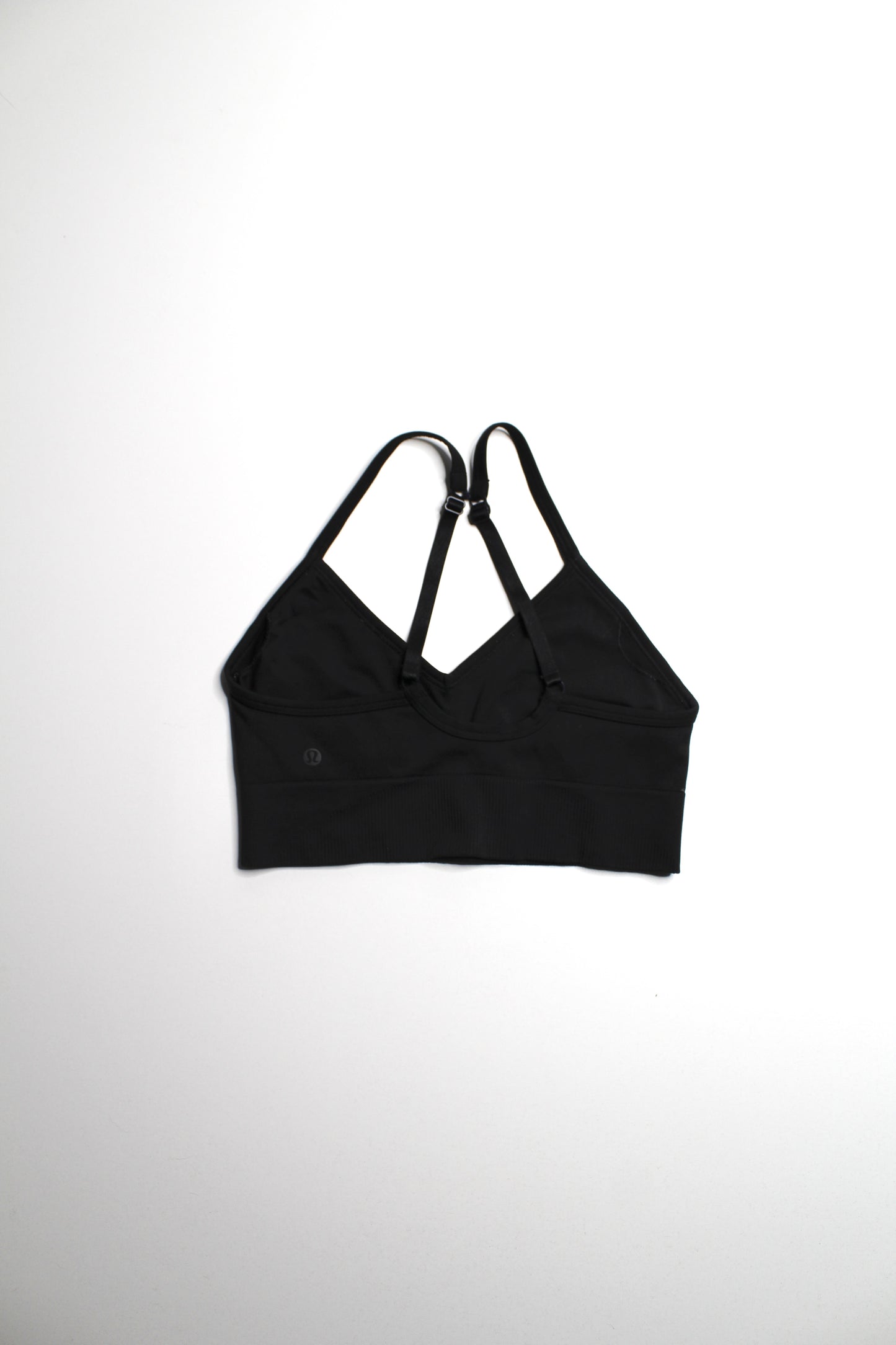 Lululemon black ‘ebb to street’ bra, size 6