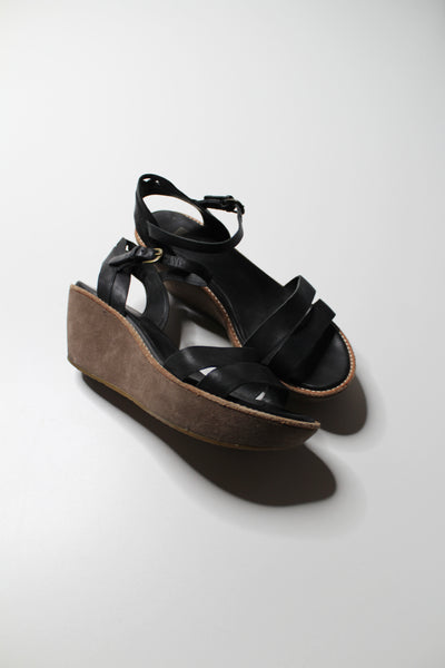 Camper black wedge sandals, size 6 (37)