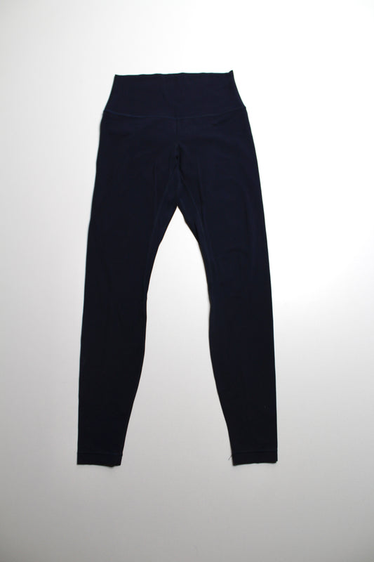 Lululemon true navy ‘align’ leggings, size 6 (28”)