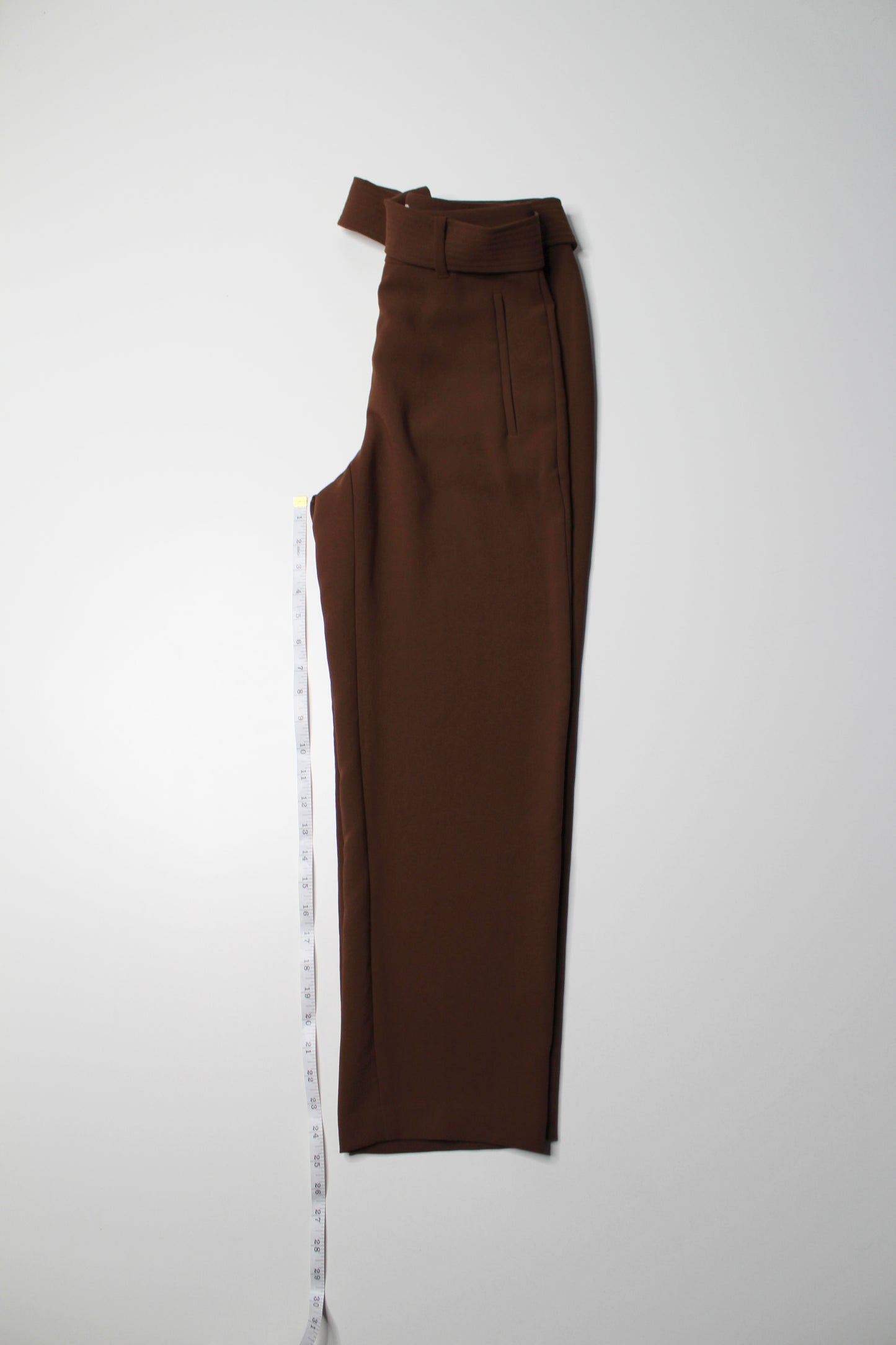 Aritzia wilfred brown tie front pant, size 2