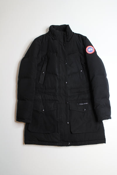 Canada Goose black emory parka, size small (price reduced: was $600) (additional 20% off)