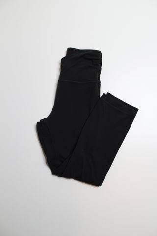 Lululemon black align crop legging, size 4 (21") *special edition cross waist