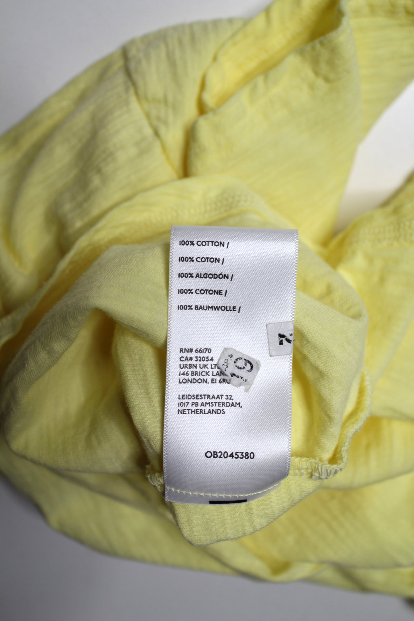 Anthropologie Pilcro yellow t shirt, size medium (sale: was $25)