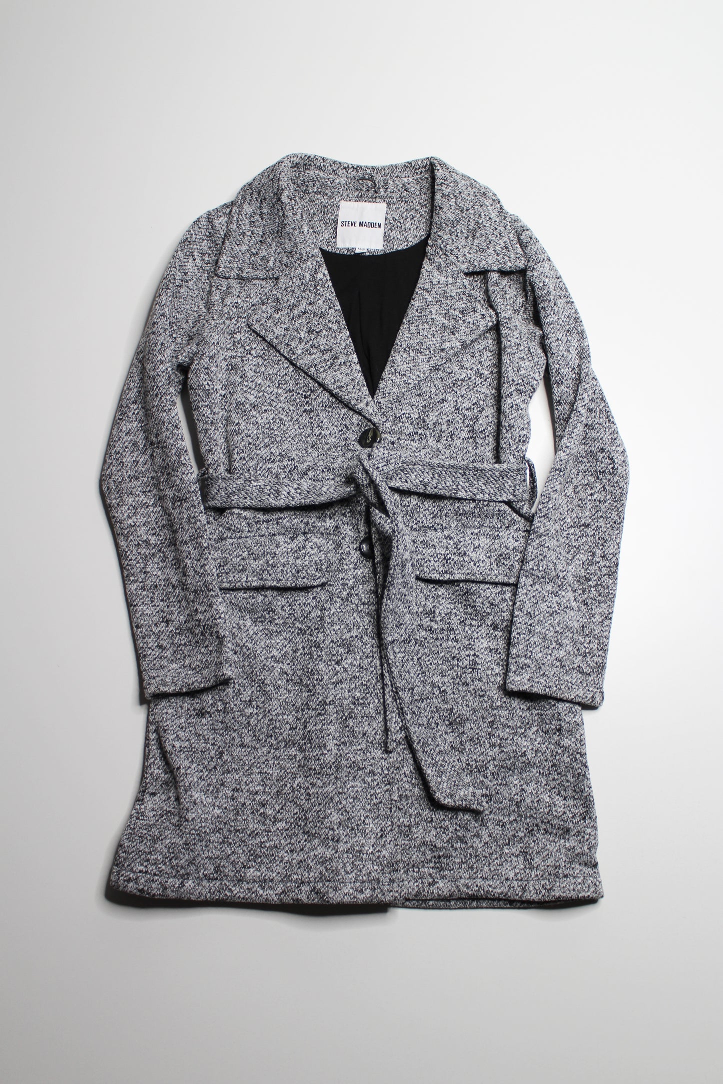 Steve Madden belted coat, size medium