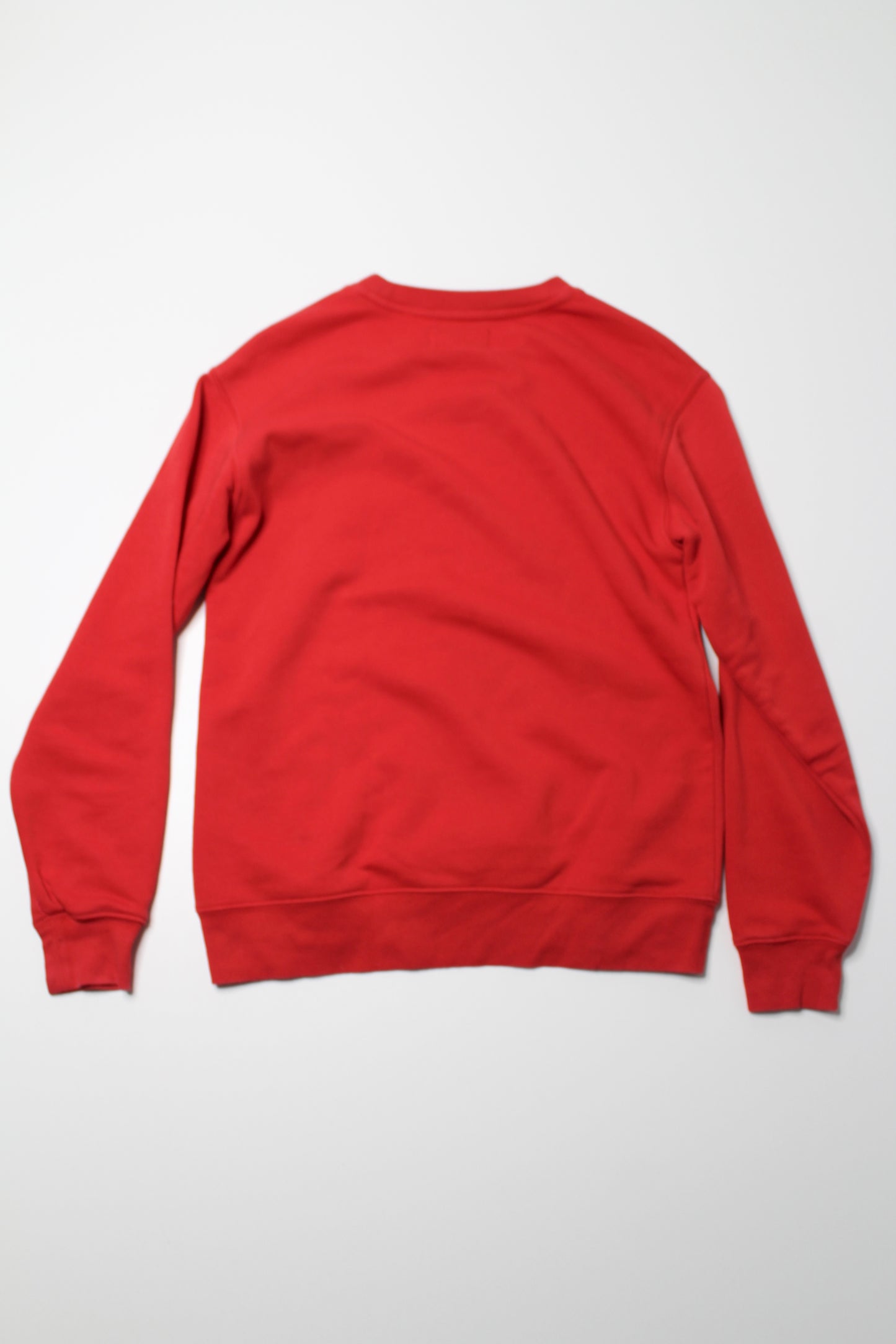 Aritzia TNA red crew neck sweatshirt, size xs (oversized fit) *Terry cotton