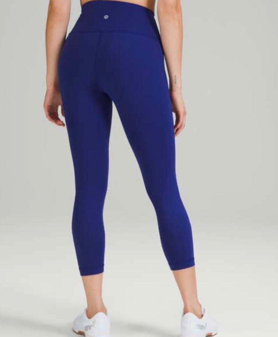Lululemon blue ‘wunder train’ tight, size 10