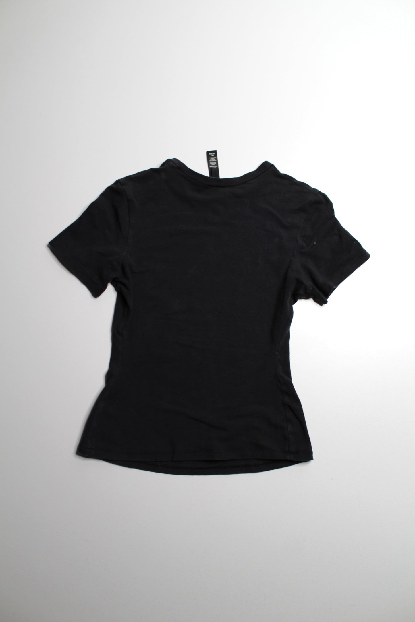 Skims black t shirt, size xs
