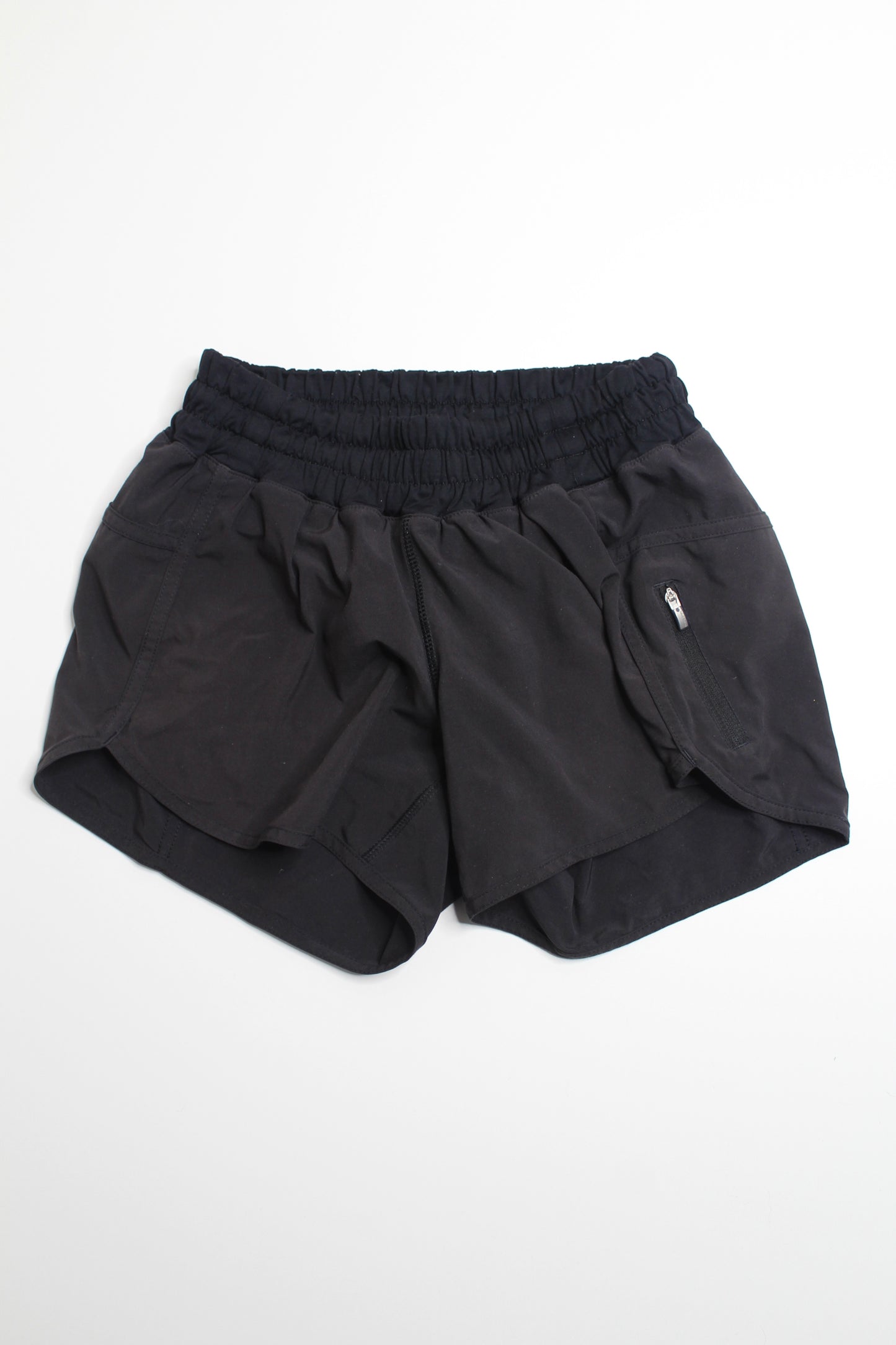 Lululemon black tracker shorts, size 4 (price reduced: was $30)