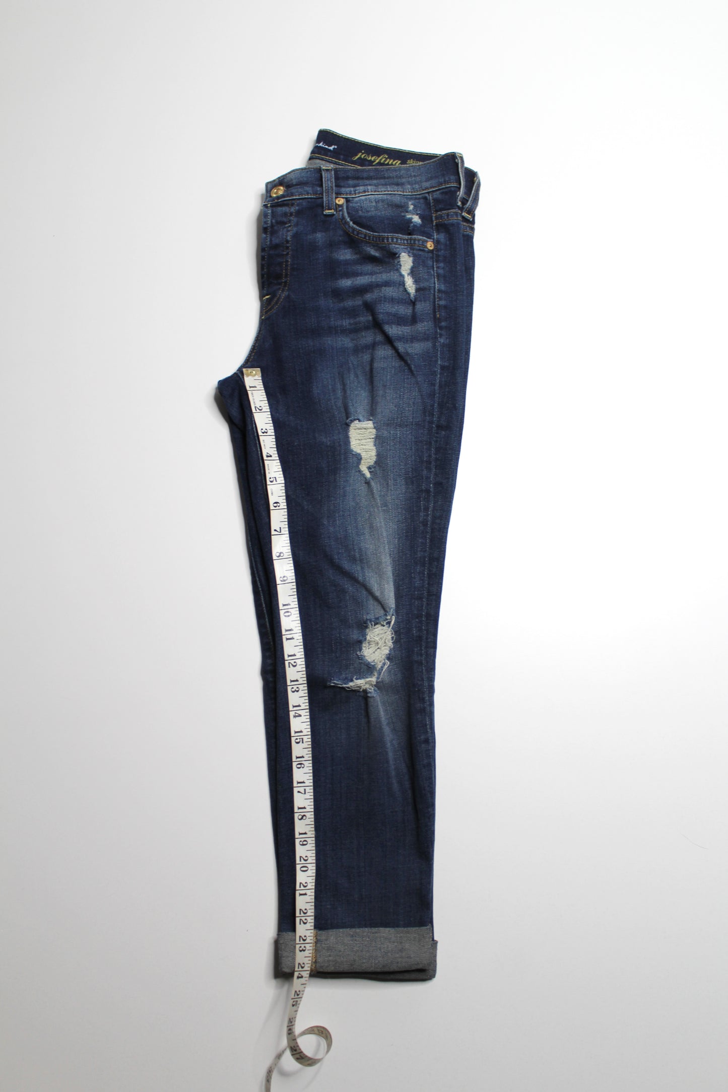 7 For All Mankind josefine boyfriend jeans, size 27