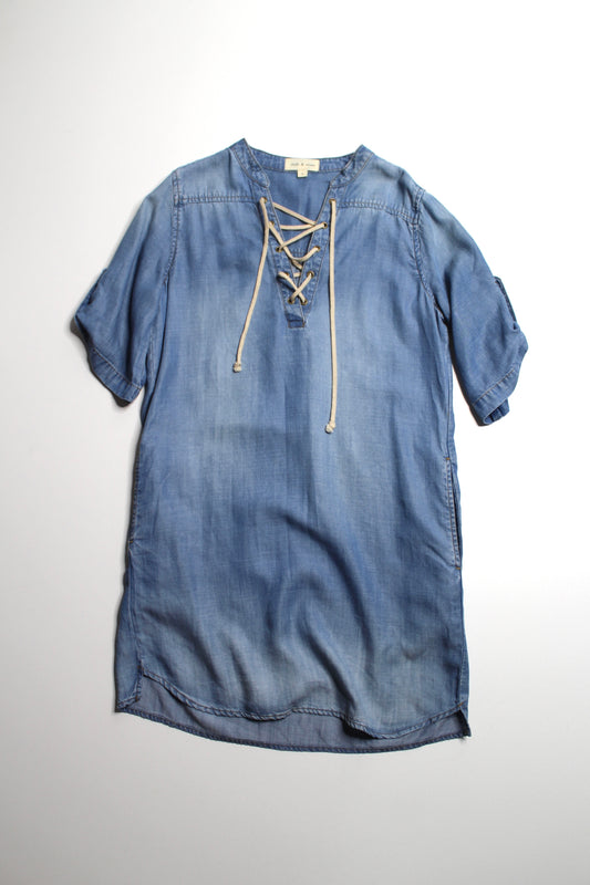 Anthropologie Cloth & Stone chambray tunic dress, size small