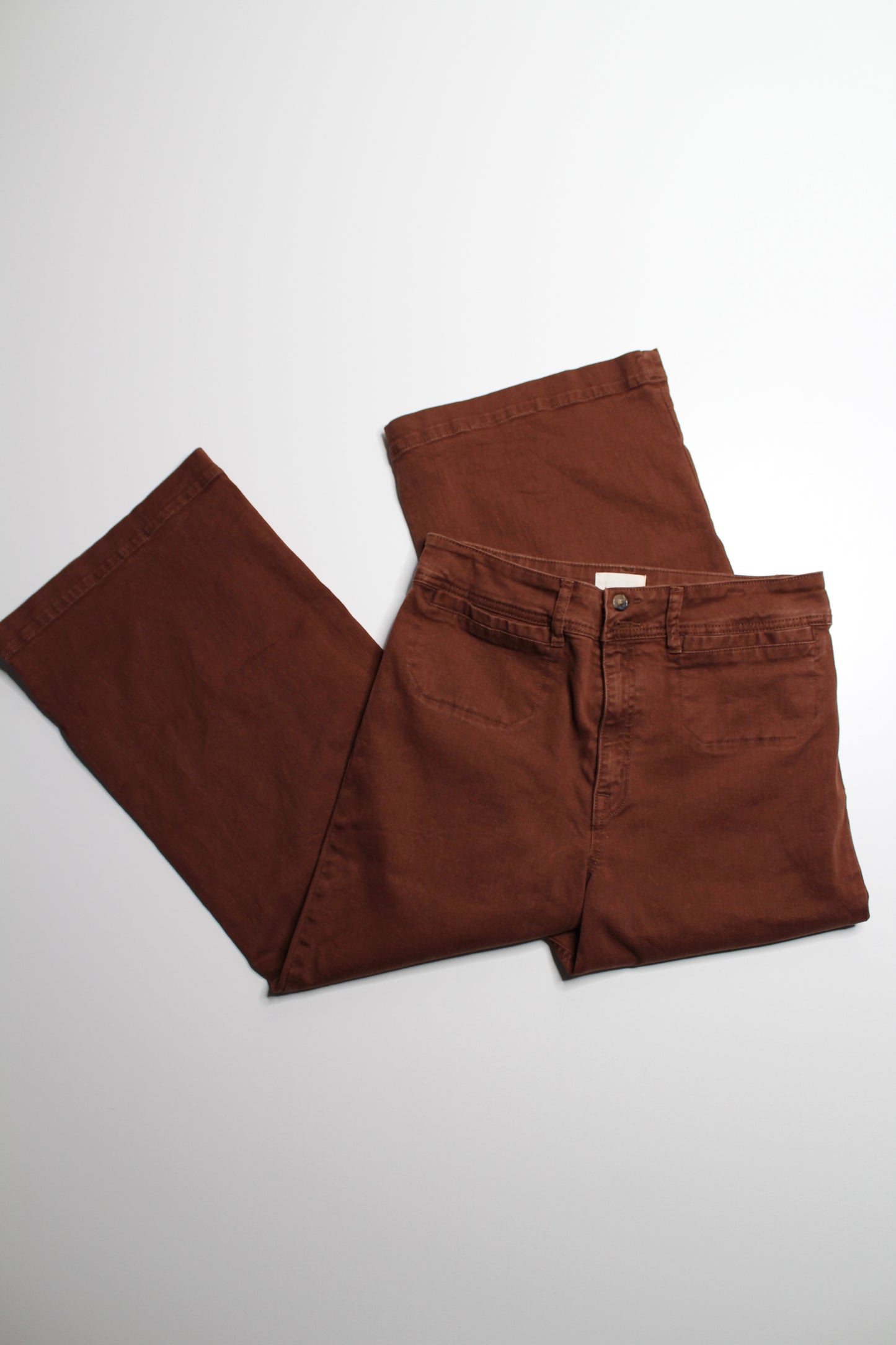 Anthropologie Unpublished brown ‘Gemma’ wide leg pants, size 30