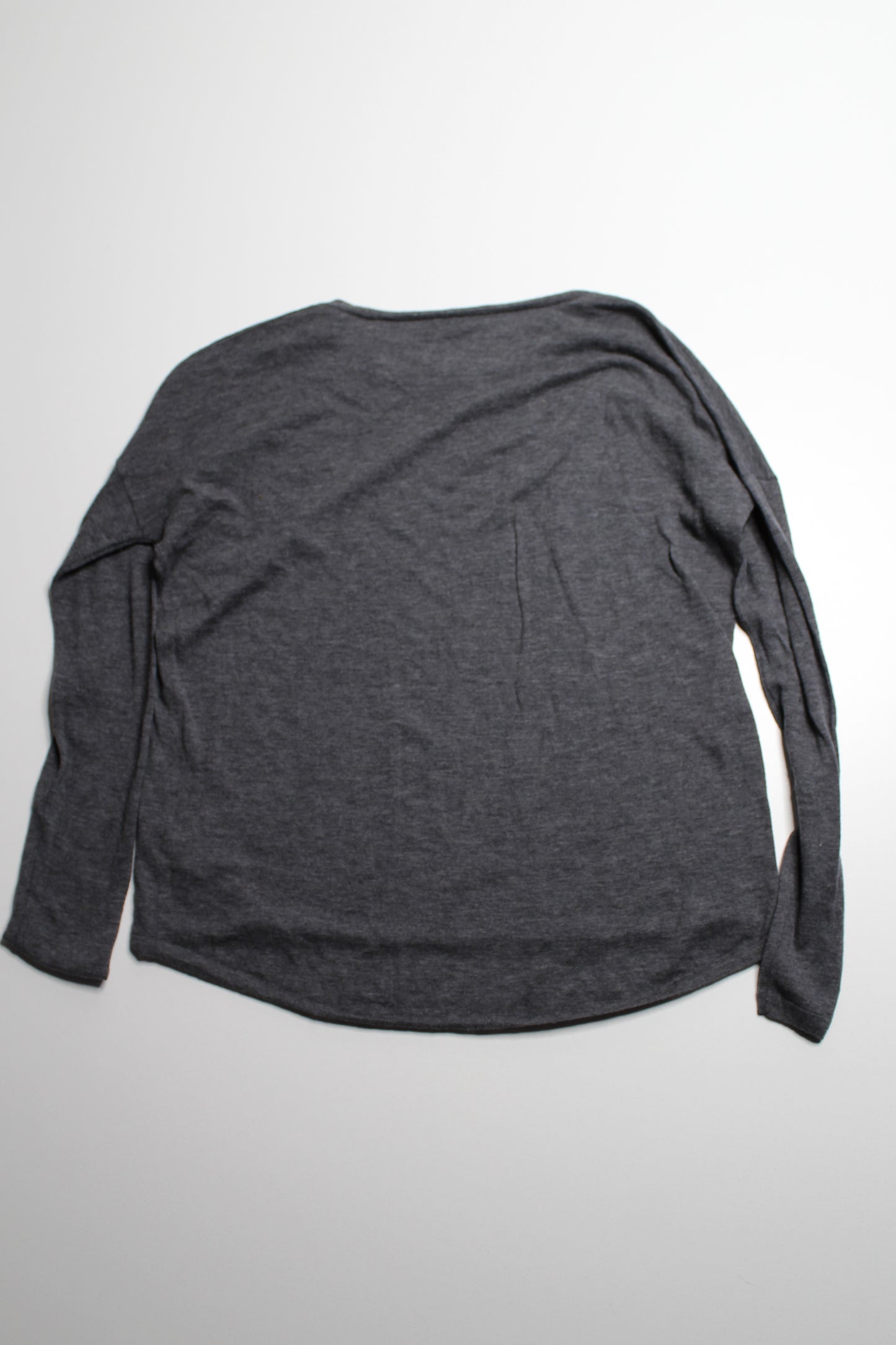 Vince dark grey wool/cashmere long sleeve, size large