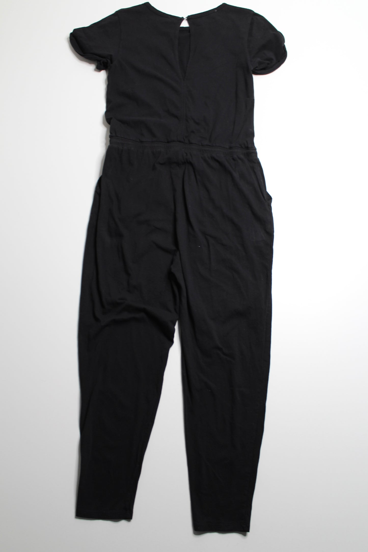 Nanavatee black cotton jumpsuit, size medium (price reduced: was $30)