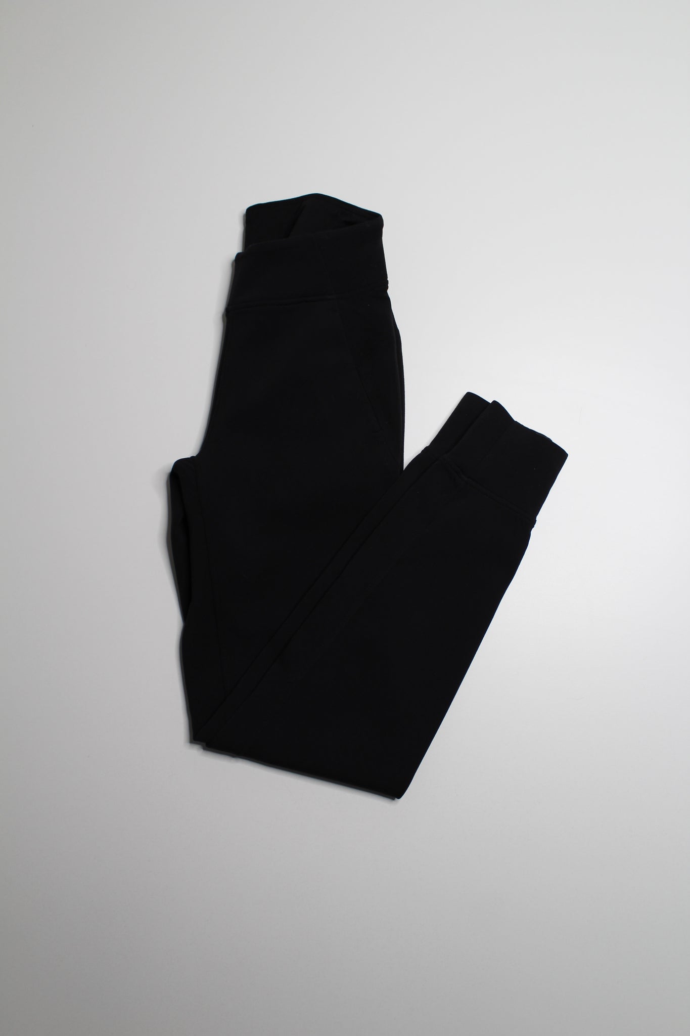 Lululemon black high rise tech fleece jogger, size 2 (price reduced: was $58)